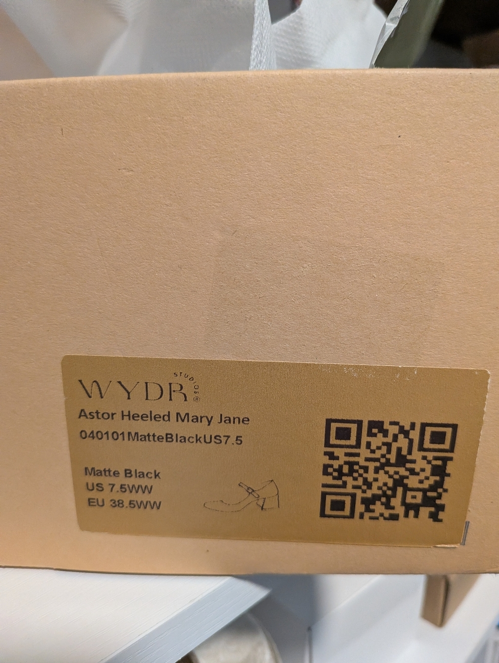 Astor Heeled Mary Jane -NWB 7.5WW Black - Picture 10 of 14